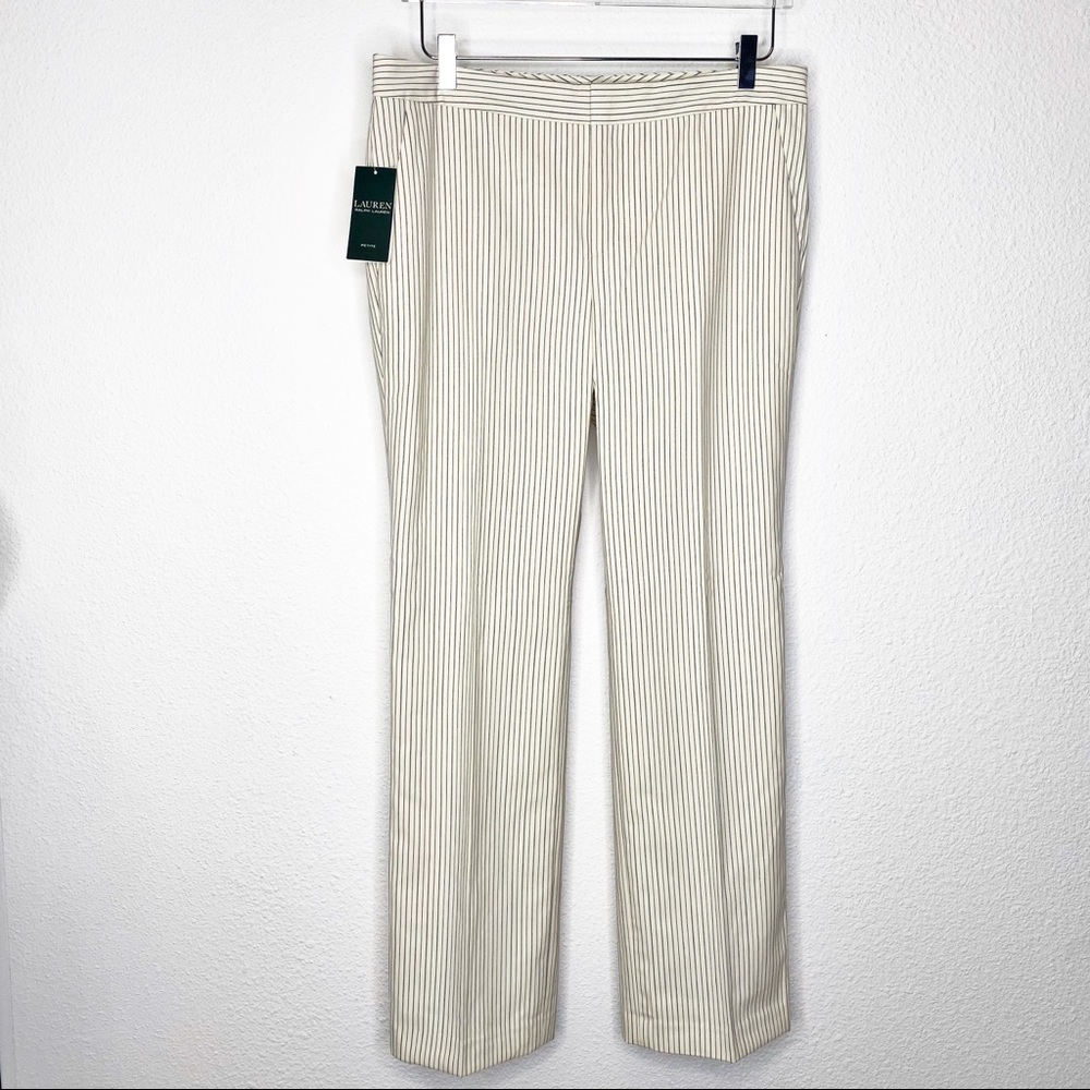 NWT Ralph Lauren Petite Pinstripe Pants